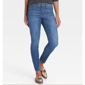 Universal Thread Women's Mid-Rise Skinny Jeans Blue Mist Size 00